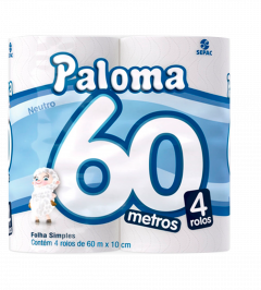 Papel Higiênico Paloma 60m