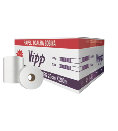 Papel Toalha Bobina 6x200m 28g